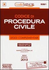 Codice di procedura civile. Leggi complementari. Ediz. minor