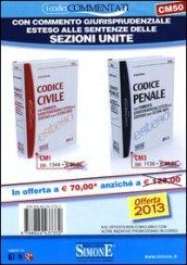 Codice civile-Codice penale. Con commento giurisprudenziale esteso alle sentenze delle sezioni unite