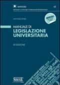 Manuale di legislazione universitaria