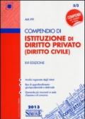 Compendio di istituzioni di diritto privato (diritto civile)