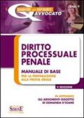 Diritto processuale penale. Manuale di base per la preparazione alla prova orale