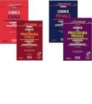 Codice civile-Codice di procedura civile-Codice Penale-Codice procedura penale. Annotati con la giurisprudenza. Con CD-ROM (4 vol.)