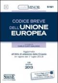 Codice breve dell'Unione europea. Ediz. minore