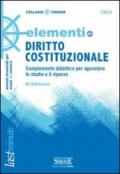 Elementi di diritto costituzionale. Complemento didattico per agevolare lo studio e il ripasso