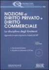 Nozioni di diritto privato e diritto commerciale. Con CD-ROM