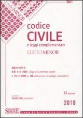 Codice civile e leggi complementari. Ediz. minor