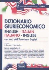 589/1 DIZIONARIO GIURIECONOMICO - English-Italian - Italiano-Inglese