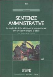 55/C SENTENZE CIVILI, PENALI, AMMINISTRATIVE Edizioni 2007/2008