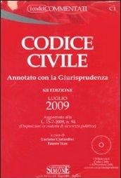 Codice civile 2009. Annotato con la giurisprudenza. Con CD-ROM-Leggi complentari al codice civile 2009. Annotate con la giurisprudenza-Appendice di aggiornamento 200 (2 vol.)