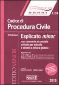 Codice di procedura civile esplicato. Ediz. minor