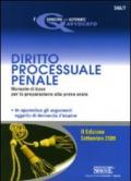 Diritto processuale penale 2009-Le domande d'esame di diritto processuale penale. Quesiti a risposta aperta per prepararsi alla prova orale 2009 (2 vol.)