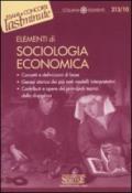 213/10 ELEMENTI DI SOCIOLOGIA ECONOMICA