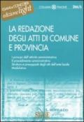 La redazione degli atti di comune e provincia