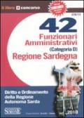 Quarantadue funzionari amministrativi (categoria D) Regione Sardegna