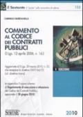 Commento al codice dei contratti pubblici