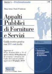 Appalti pubblici di forniture e servizi. Con CD-ROM