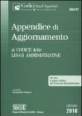 Appendice di aggiornamento al codice delle leggi amministrative