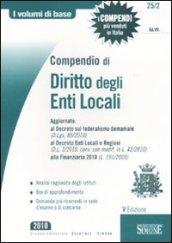 Compendio di diritto degli enti locali