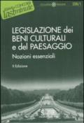 Legislazione dei beni culturali e del paesaggio. Nozioni essenziali