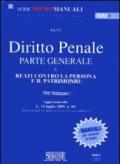 Istituzioni di diritto privato 2009-Diritto penale. Parte generale e reati contro la persona e il patrimonio 2009