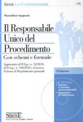 Il responsabile unico del procedimento. Con CD-ROM