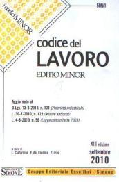 Codice del lavoro. Ediz. minore