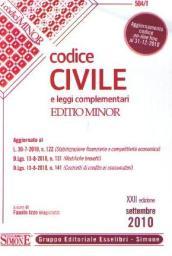 Codice civile e leggi complementari. Ediz. minore