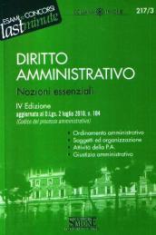 Diritto amministrativo. Nozioni essenziali