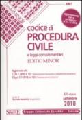 Codice di procedura civile e leggi complementari. Ediz. minore