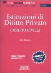 Istituzioni di diritto privato (diritto civile)