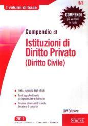 Compendio di istituzioni di diritto privato (diritto civile)