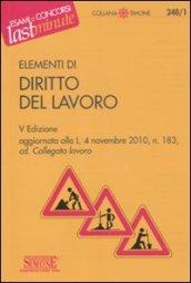 Elementi di diritto del lavoro