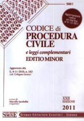 Codice di procedura civile e leggi complementari. Editio minor