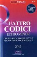 Quattro codici. Ediz. minor