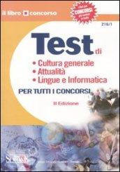 216/1 TEST DI CULTURA GENERALE, ATTUALIT