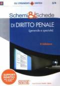 Schemi & schede di diritto penale (generale e speciale)