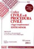 Codice civile e di procedura civile e leggi complementari. Ediz. minore