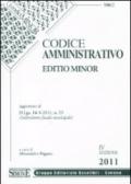 Codice amministrativo. Ediz. minore