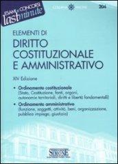 *204 ELEMENTI DI DIRITTO COSTITUZIONALE AMMINISTRATIVO
