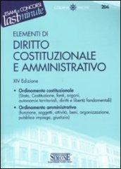 *204 ELEMENTI DI DIRITTO COSTITUZIONALE AMMINISTRATIVO