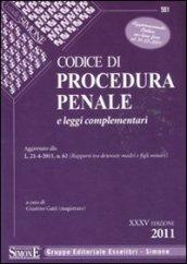 Codice di procedura penale e leggi complementari