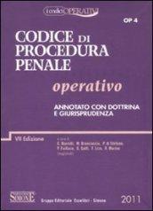 OP4 CODICE DI PROCEDURA PENALE 2011 Oper