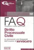 *54Q/8 DIRITTO PROCESSUALE CIVILE Le domande più frequenti dell'esame di Avvocato