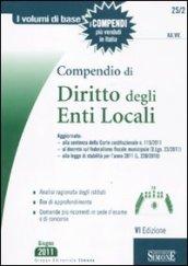 Compendio di diritto degli enti locali