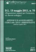 Appendice di aggiornamento al codice delle leggi amministrative. Aprile 2011