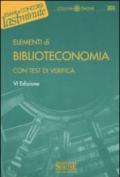 203 ELEMENTI DI BIBLIOTECONOMIA Con test di verifica