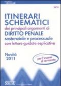 54/14 ITINERARI SCHEMATICI dei principali argomenti di Diritto Penale sostanziale e processuale