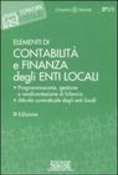 Elementi di contabilità e finanza degli enti locali. Programmazione, gestione e rendicontazione di bilancio. Attività contrattuale degli enti locali