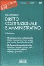 Elementi di diritto costituzionale e amministrativo