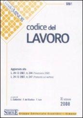 Codice del lavoro. Ediz. minore